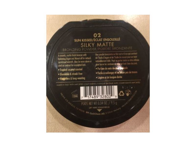 Milani Silky Matte Bronzing Powder, 02 Sun Kissed, 0.34 oz/9.5 g