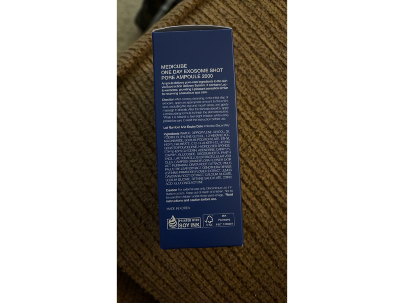 Medicube One Day Exosome Shot 2000, 1.01 fl oz/30 mL