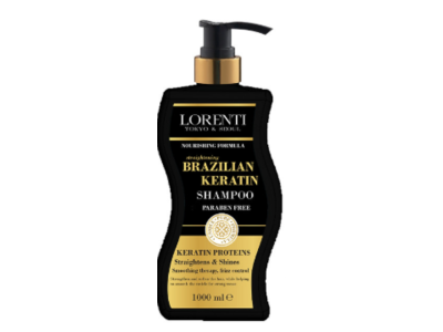 Lorenti Straightening Brazilian Keratin Shampoo, 1000 mL