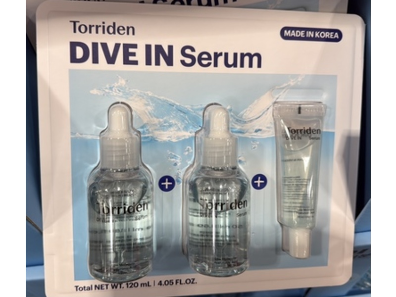 Torriden Dive In Serum Trio, 4.05 fl oz/120 mL