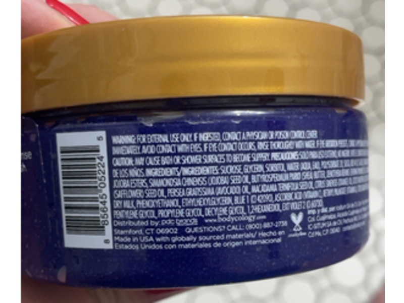 Bodycology Exfoliating Sugar Scrub, Winter Vanilla, 10.5 oz/297 g