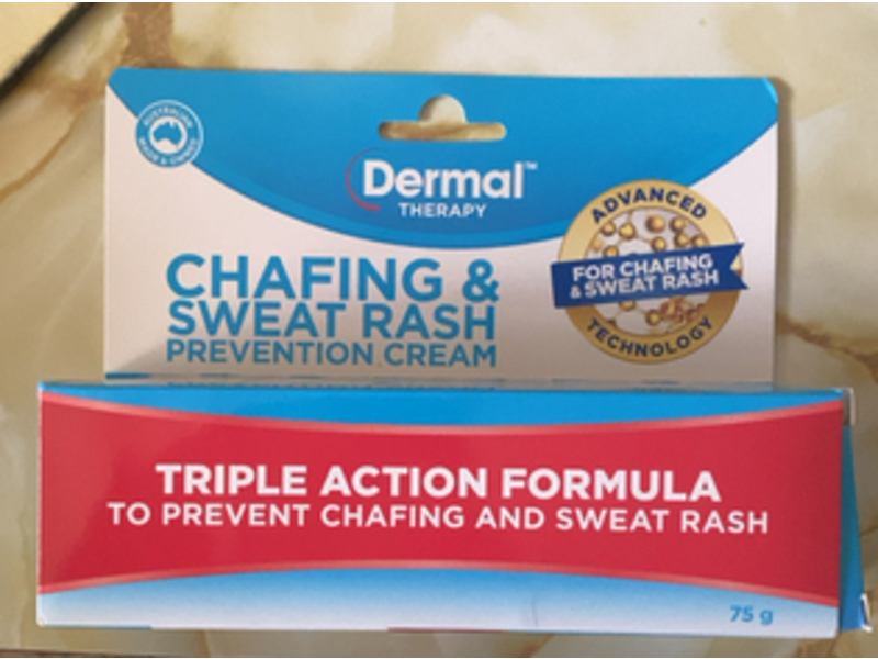 Dermal Therapy Chafing & Sweat Rash Prevention Cream, 75 g