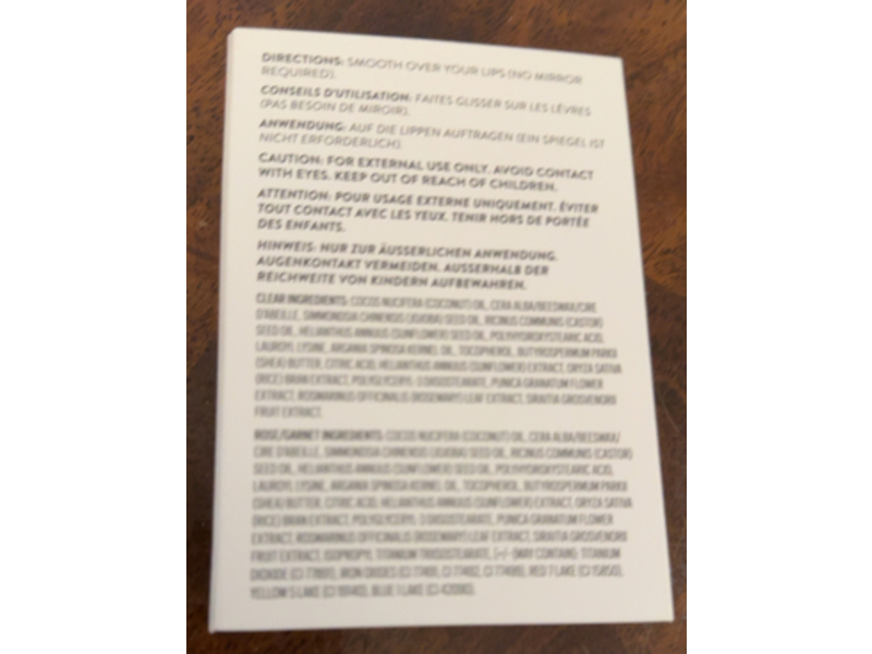 Goop Beauty Clean Nourishing Lip Balm Trio, Clear, Garnet & Rose, 0.16 oz/4.6 g