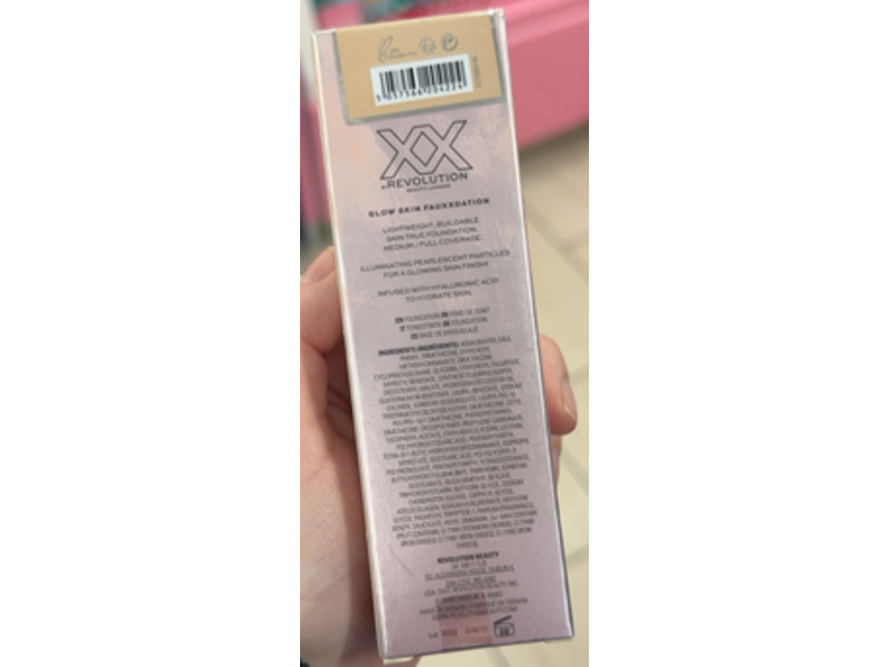 Revolution Glow Skin Foundation, Fx5.7, 0.91 fl/27 mL