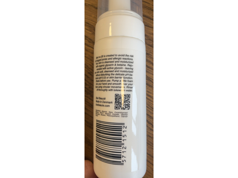 Boe Beaute No. 20 Foaming Cleanser, 5.1 fl oz/150 mL