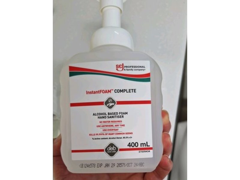 SCJ Profesional Instant Foam Hand Sanitiser, 400 mL