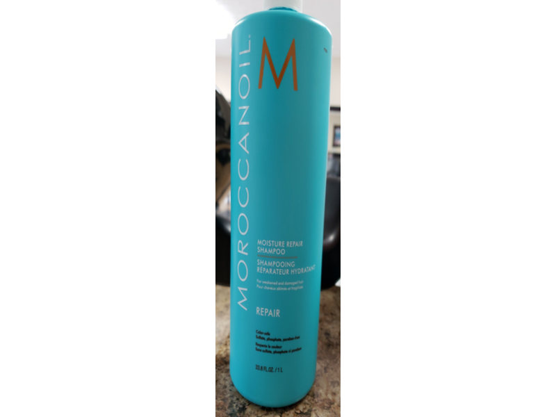 Moroccanoil Moisture Repair Shampoo, 33.8 fl oz/1 L