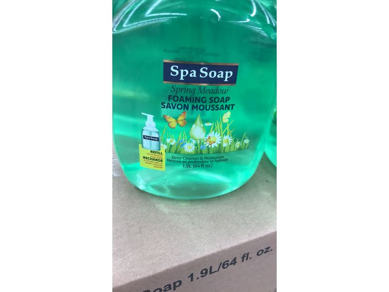 Spa Soap Foaming Soap, Spring Meadow, 64 fl oz/1.9 L
