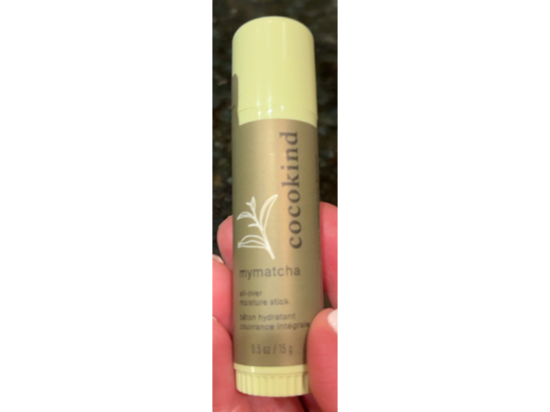 Cocokind Mymatcha Stick For Lip+ Dry Spots All Over, Vegan Moisture, 0.5 oz/15 g