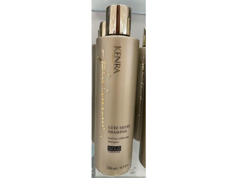 Kenra Platinum Luxe Shine Shampoo, Gold Enriched, 8.5 fl oz/250 mL
