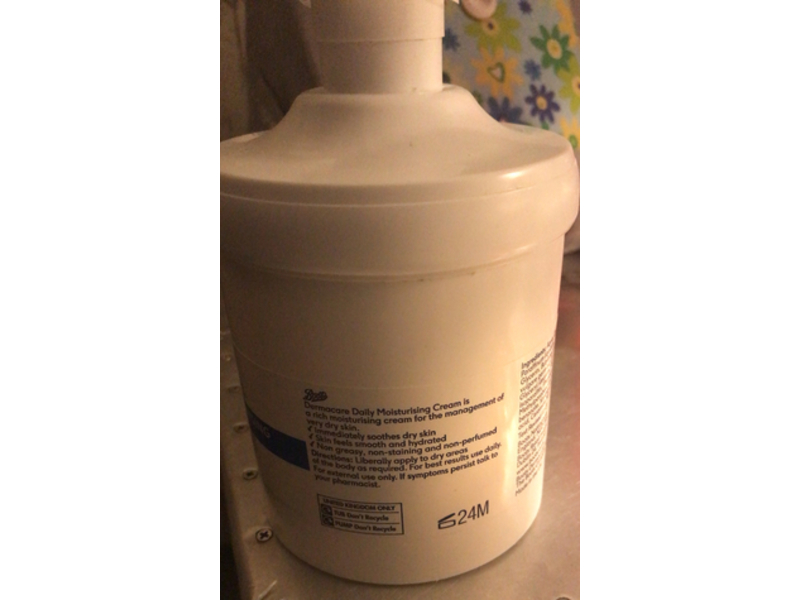 Boots DermaCare Daily Moisturizing Cream, 500 mL