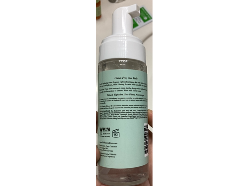 100% Pure Cucumber Cloud Foam Cleanser, 5.07 fl oz/150 mL