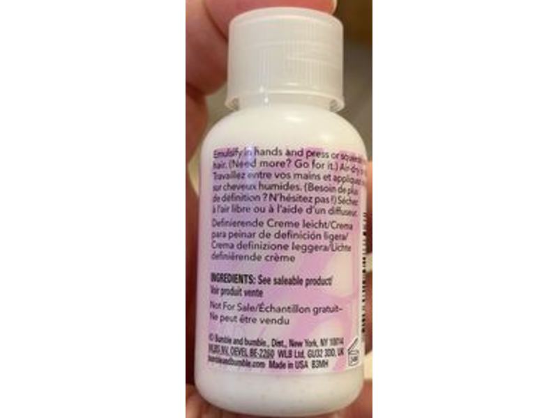 Bumble and Bumble Curl Light Defining Cream, 1 fl oz/30 mL