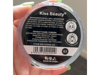 Kiss Beauty Matte Fixing Compact Powder, Pink Color, 0.35 oz/10 g - Image 4