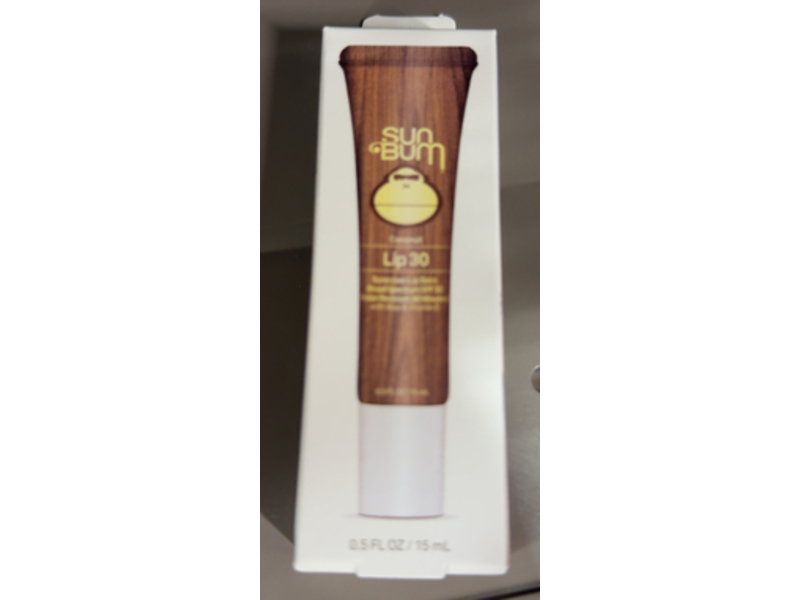 Sun Bum Sunscreen Lip Balm, SPF 30, Coconut , 0.5 fl oz/15 mL