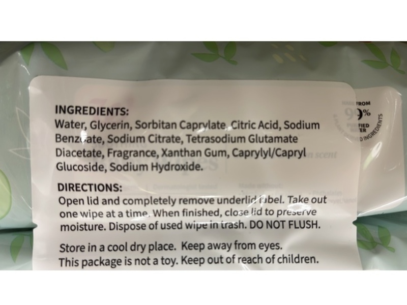 Walgreens Soothing Baby Wipes, Green Tea & Melon, 64 Wipes