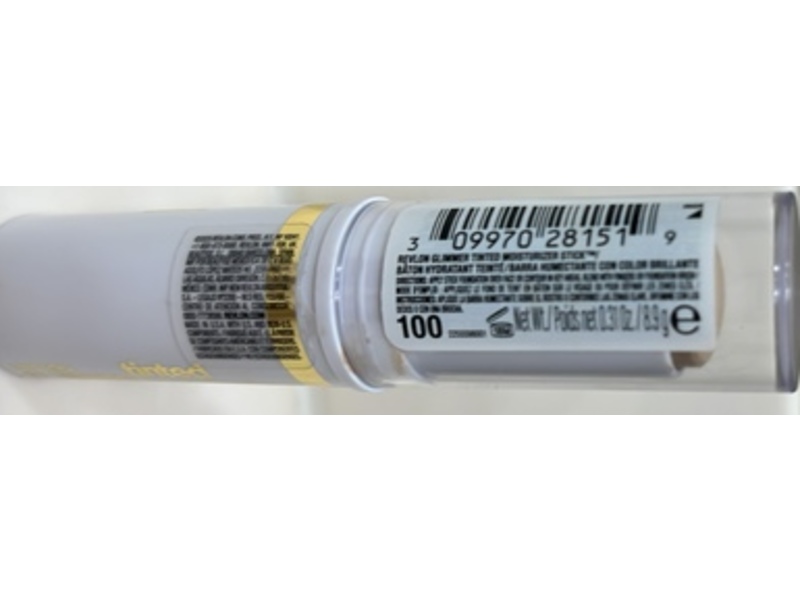 Revlon Glimmer Tinted Moisturizer Stick, 100 Fair, 0.31 oz/8.9 g