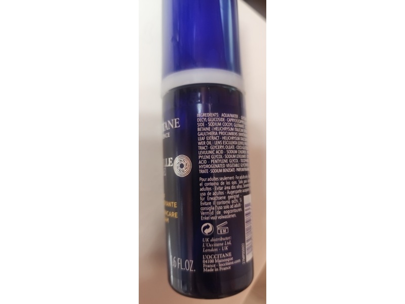 L'Occitane En Provence Immortelle Precious Proactive Skincare Cleansing Foam, 1.6 fl oz/50 mL
