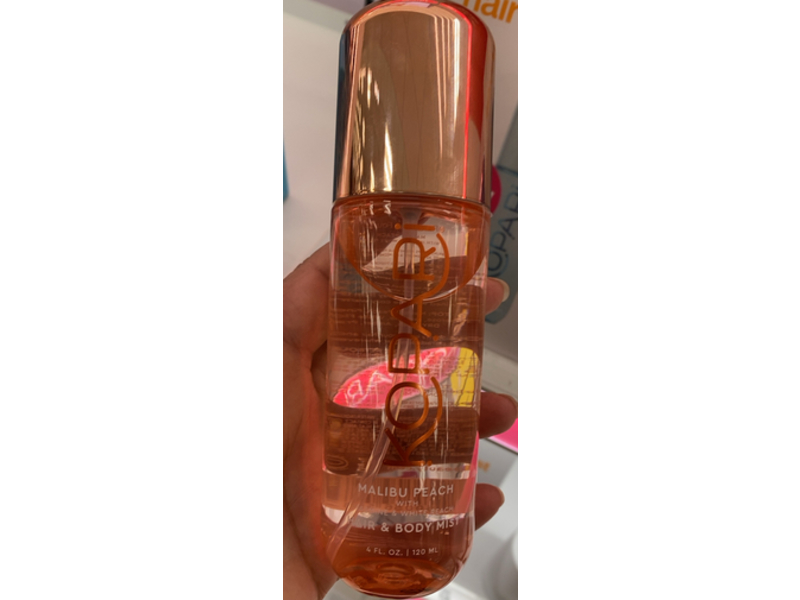 Kopari Hair & Body Mist, Malibu Peach, 4 fl oz/120 mL