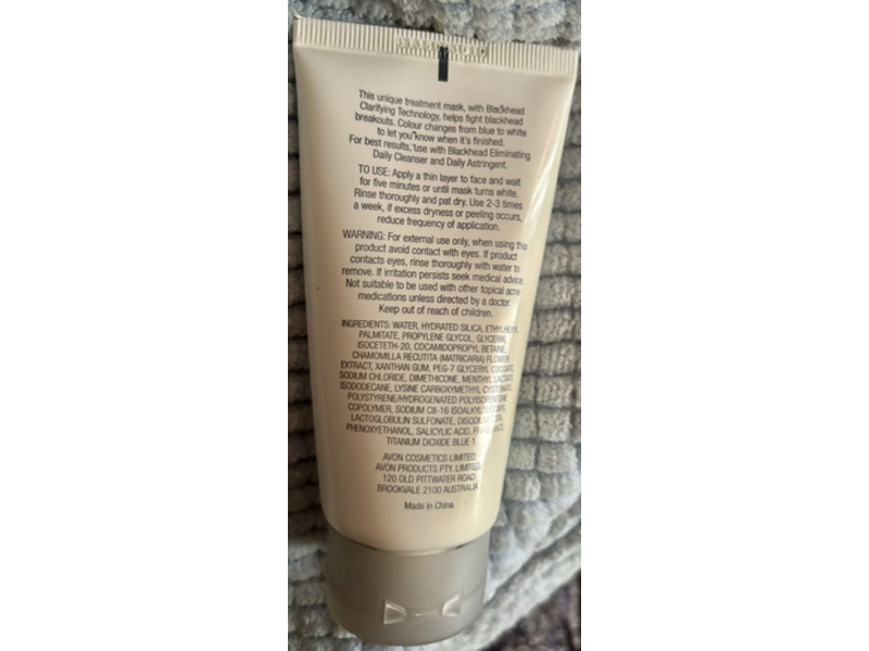 Avon Clear Skin Blackhead Eliminating Deep Treatment Mask, Salicylic Acid, 2.5 fl oz/75 mL