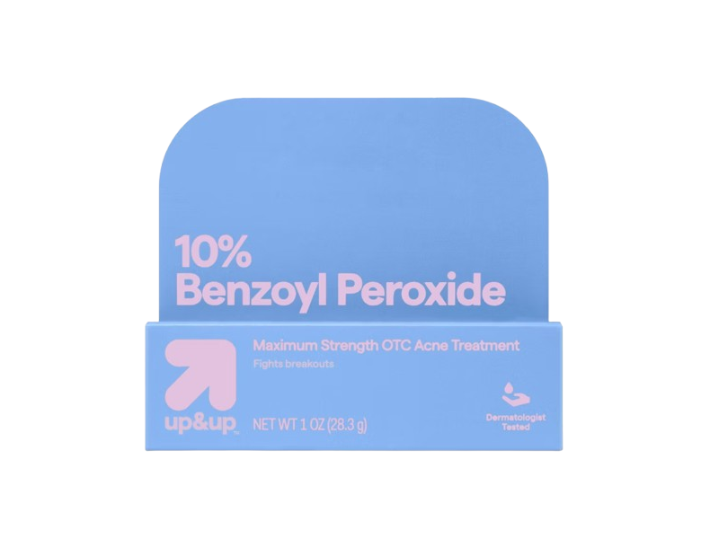 Up & Up Maximum Strength Otc Acne Treatment Gel, 10 % Benzoyl Peroxide, 1 oz/28.3 g
