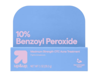 Up & Up Maximum Strength Otc Acne Treatment Gel, 10 % Benzoyl Peroxide, 1 oz/28.3 g - thumbnail 1