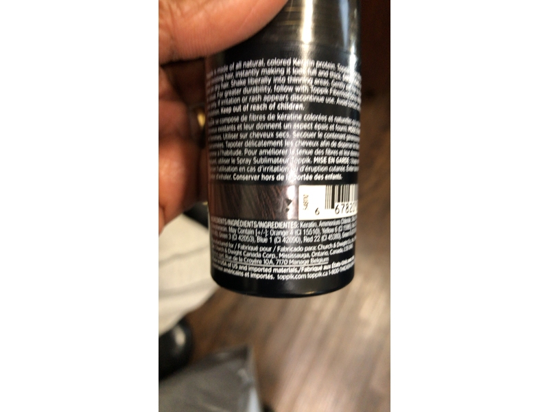 Toppik Hair Building Fibers, Dark Brown, 0.42 oz/12 g