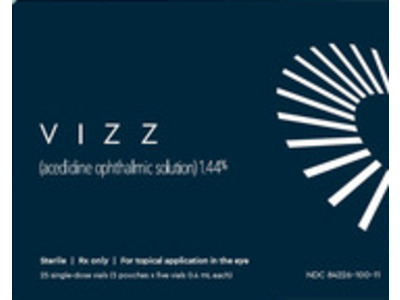 Vizz (aceclidine) Ophthalmic Solution 1.44%, 5 Count, Lenz Therapeutics (Rx)