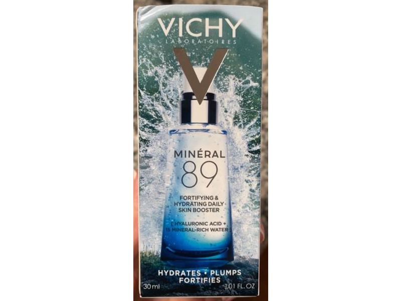 Vichy Laboratories Mineral 89 Fortifying & Hydrating Daily Skin Booster, 1.01 fl oz/30 mL