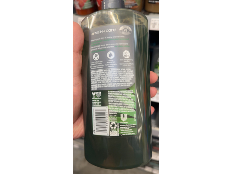 Dove Men + Care Body Wash, Coastal Cedar + Bergamot, 26 fl oz/769 mL