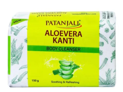 Patanjali Aloe Vera Kanti Body Cleanser, 150 g, Pack Of 4