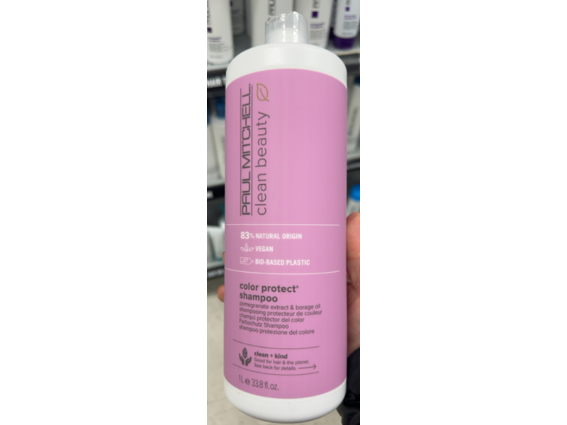 Paul Mitchell Clean Beauty Color Protect Shampoo, 33.8 fl oz/1 L