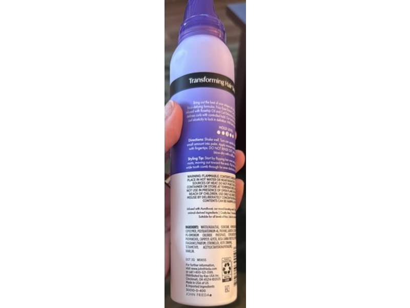 John Frieda Frizz Ease Dream Curls Curl Reviver Mousse, 7.2 oz/204 g