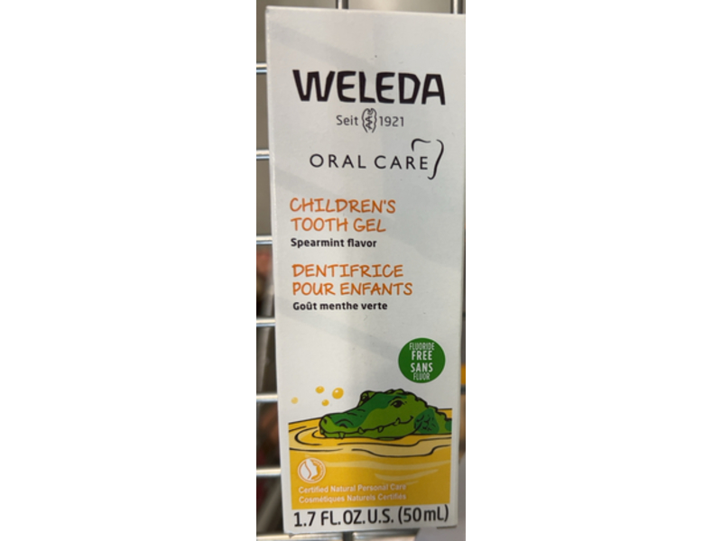 Weleda Oral Care Tooth Gel, 1.7 fl oz/50 mL