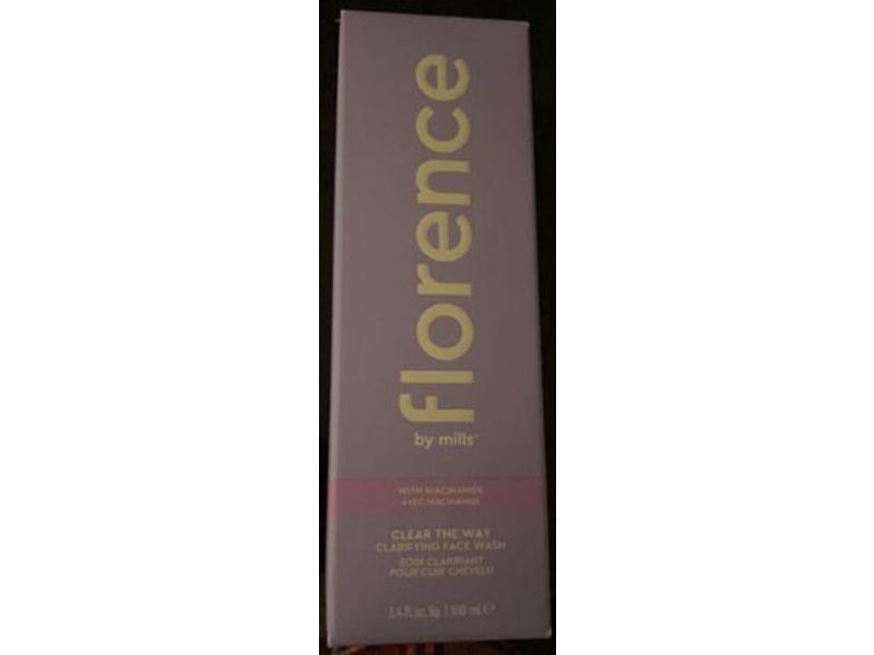Florence By Mills Clear The Way Clarifying Face Wash, Niacinamide, 3.4 fl oz/100 mL