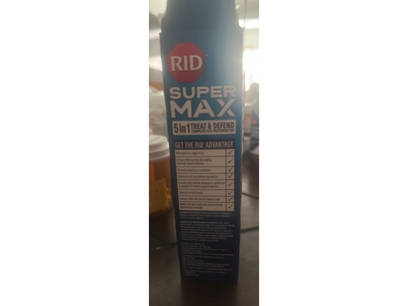 Rid Super Max 5 In 1 Treat & Defend Lice Treatment Kit