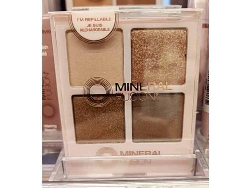 Mineral Fusion Eyeshadow Palette, Soiree, 0.25 oz