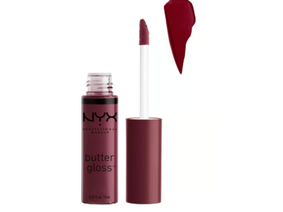 Nyx Professional Makeup Butter Lip Gloss, 39 Rocky Road, 0.27 fl oz/8 mL