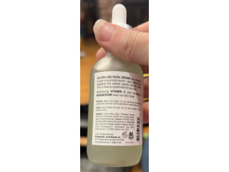 Valjean Labs Glow Facial Serum, 1.83 fl oz/54 mL