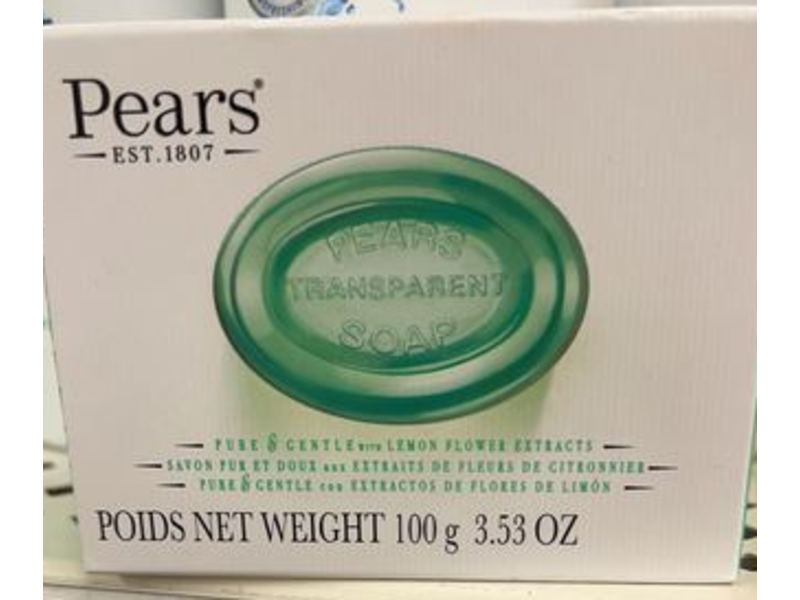 Pears Soap, Lemon Flower Exacts, 3.53 fl oz/100 g