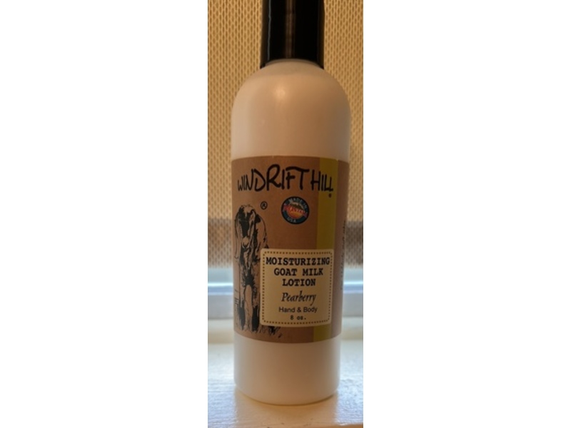 Windrift Hill Moisturizing Goat Milk Hand & Body Lotion, Pearberry, 8 oz
