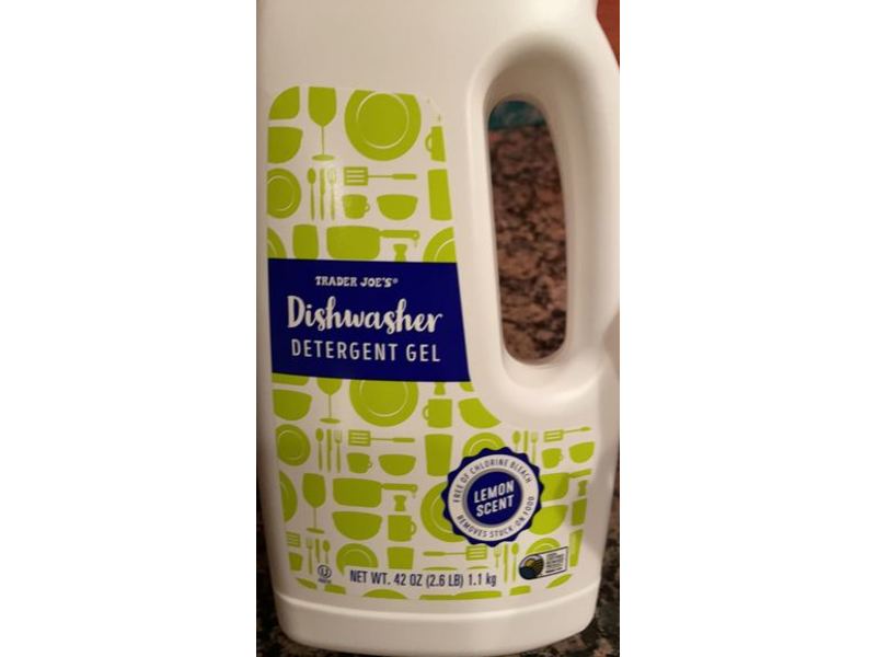 Trader Joe's Dishwasher Detergent Gel, Lemon Scent, 0.42 oz/1.1 kg