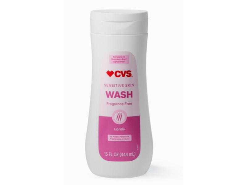 CVS Sensitive Skin Wash, Fragrance Free, 15 fl oz/444 mL