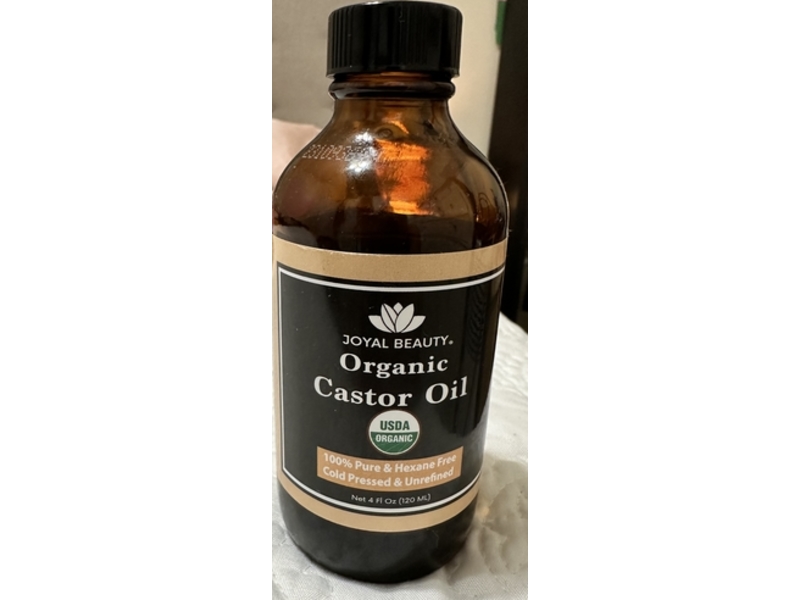 Joyal Beauty Organic Castor Oil, 4 fl oz/120 mL