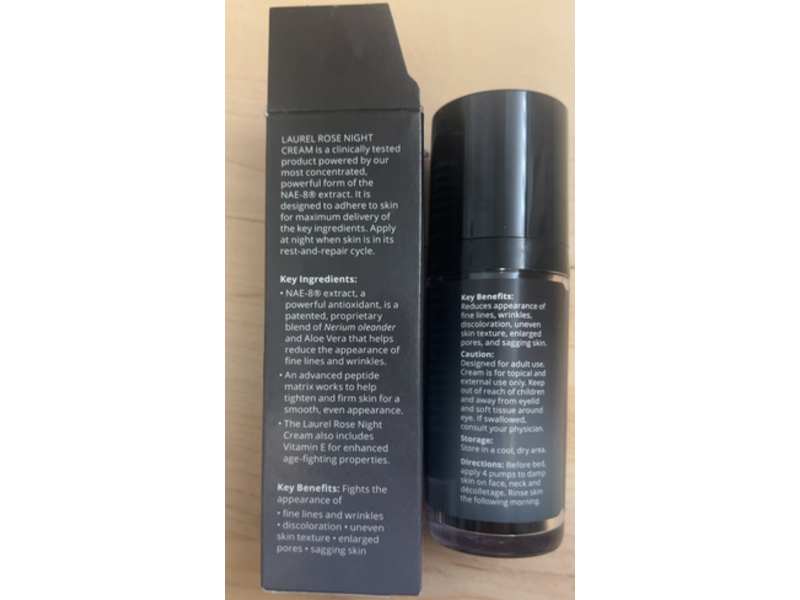 Laurel Rose Night Cream Age Defying Cream, Original, 1 fl oz/30 mL