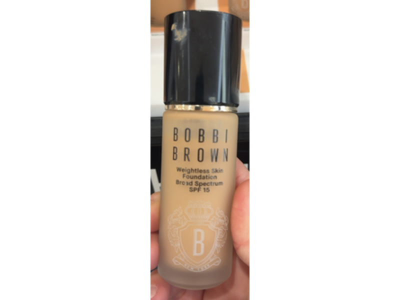 Bobbi Brown Weightless Skin Foundation, SPF 15, Warm Beige, 1 fl oz/30 mL