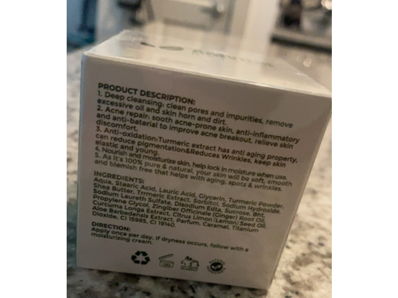 Amvital Soap, Turmeric, 110 g , 2 Count