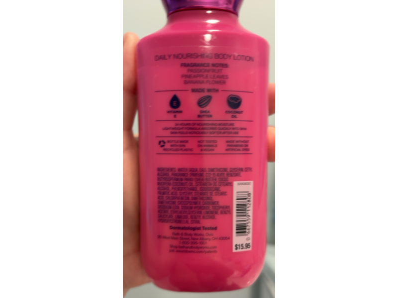 Bath & Body Works Body Lotion, Bahamas, 8 fl oz/23 mL