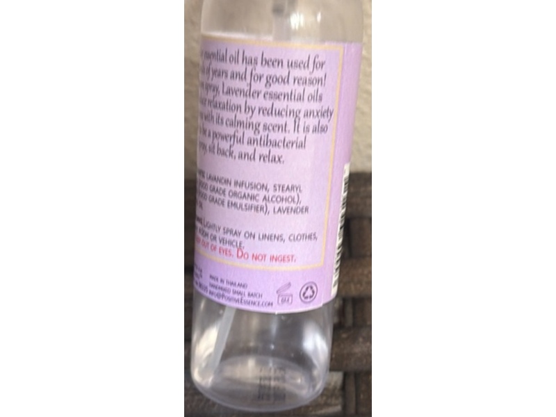 Positive Essence Aromatic Room & Linen Mist, Lavender, 4 fl oz/120 mL