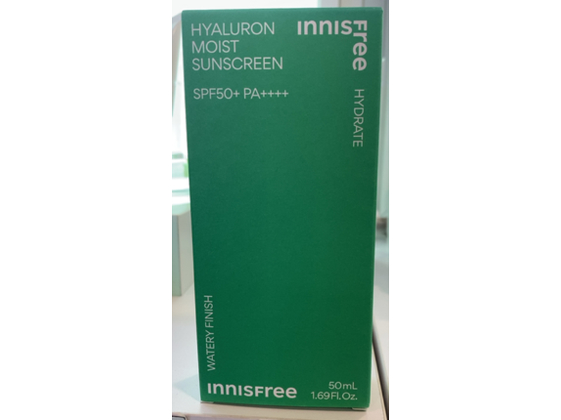 Innisfree Hydrate Moist Sunscreen, SPF 50+ PA++++, 1.69 fl oz/50 mL